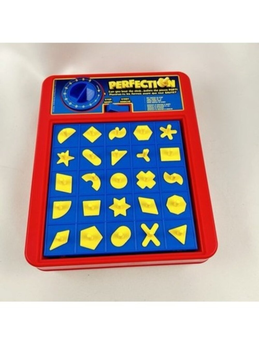 Hasbro Perfection Board Game 2008 Beat The Clock Game All Pieces No Box *Tested*